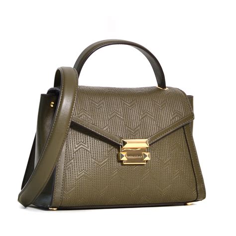 michael kors large whitney satchel olive|Michael Kors Whitney Satchel .